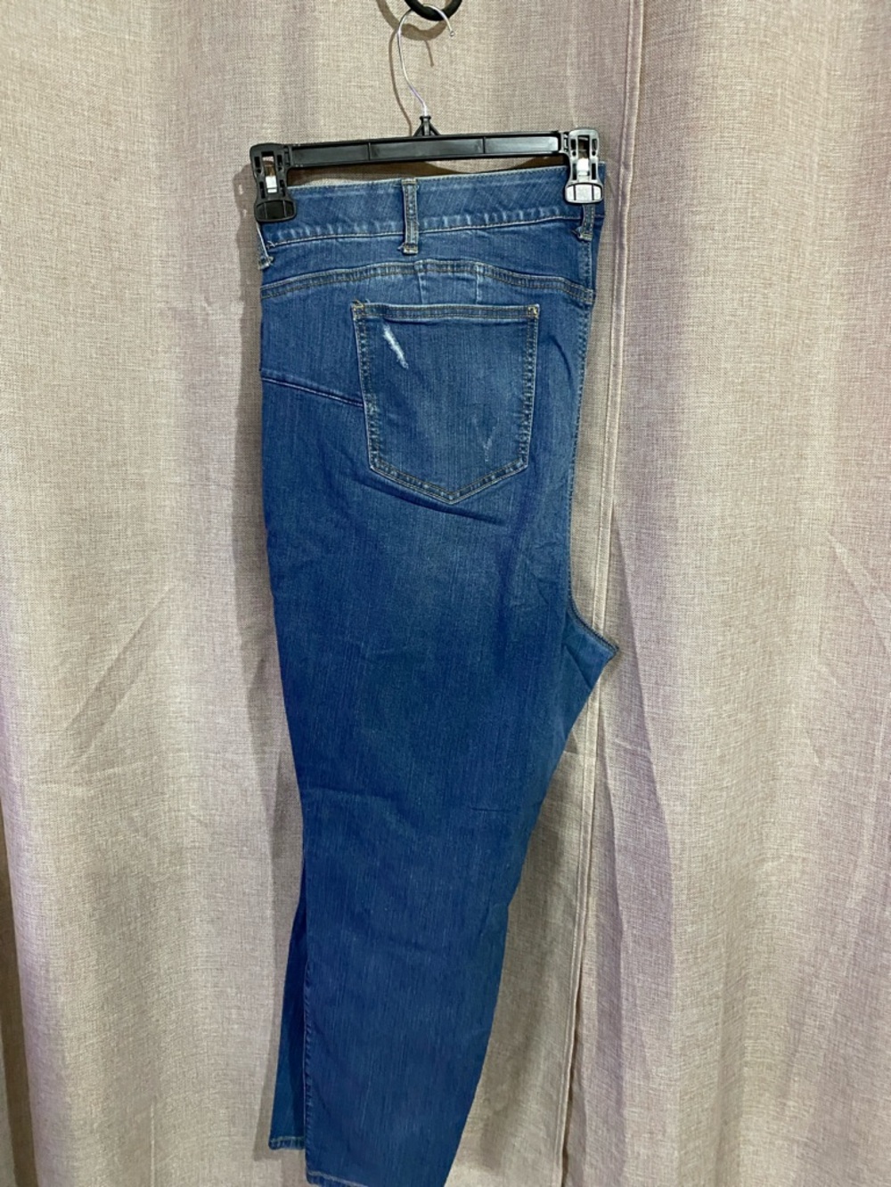 Torrid Distressed Dark Blue Stretch Jeans - Picture 3 of 5